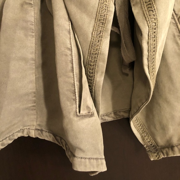 Draped Front Tencel Vest - Picture 3 of 4